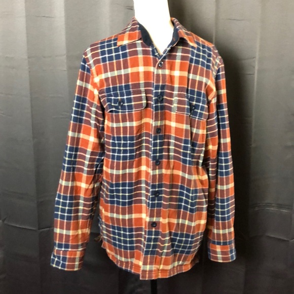 Bean Mens Fleece Lined Flannel Shirt 